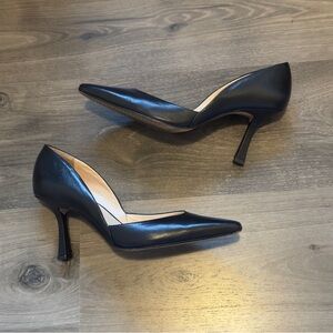 Vince Camuto Black Pointed D'Orsay Pumps